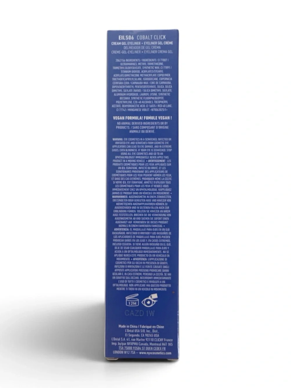 NYX Epic Inky Stix Cream Gel Eyeliner - Cobalt Click Blue